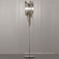 China factory new design luxury nordic modern decor aluminum standing led floor lamp